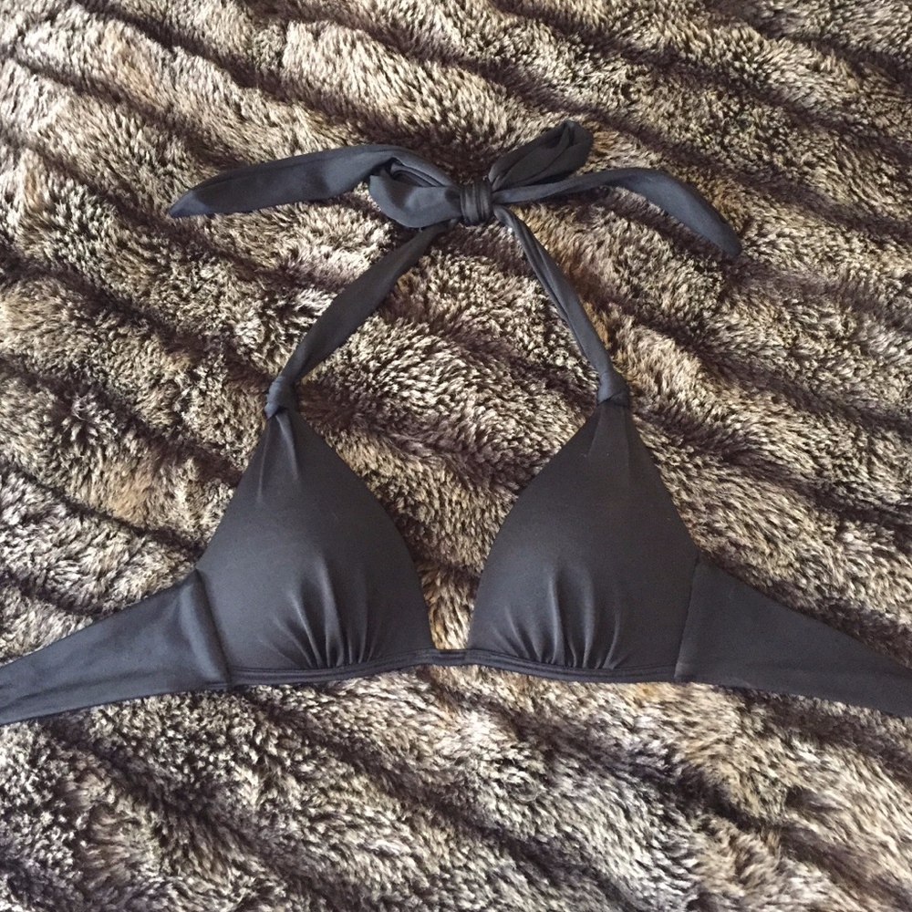 Padded Black Swim Top